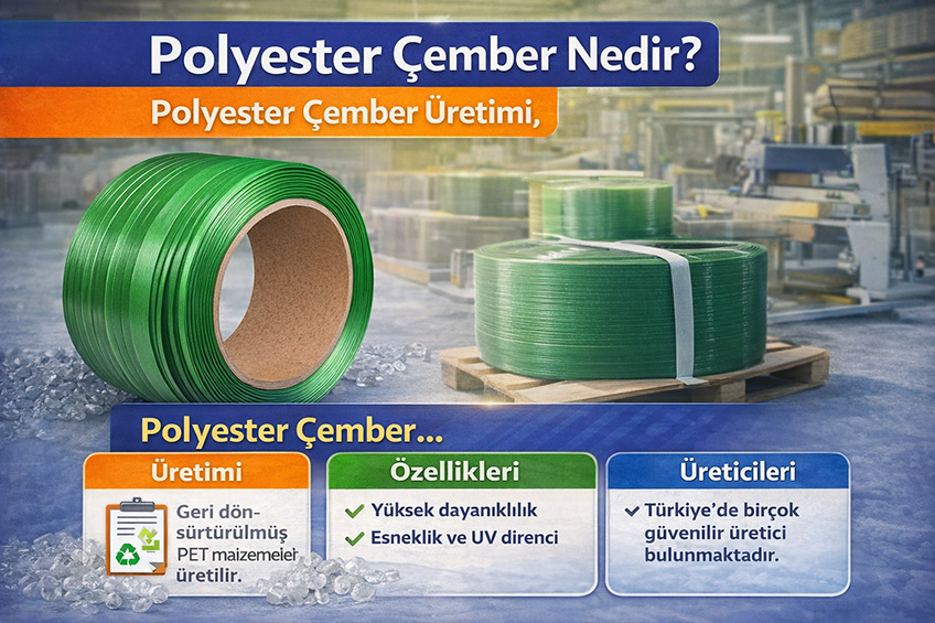 Polyester Çember Nedir? Polyester Çember Üretimi, Özellikleri ve Üreticileri 2 Polyester Çember Nedir? Polyester Çember Üretimi, Özellikleri ve Üreticileri