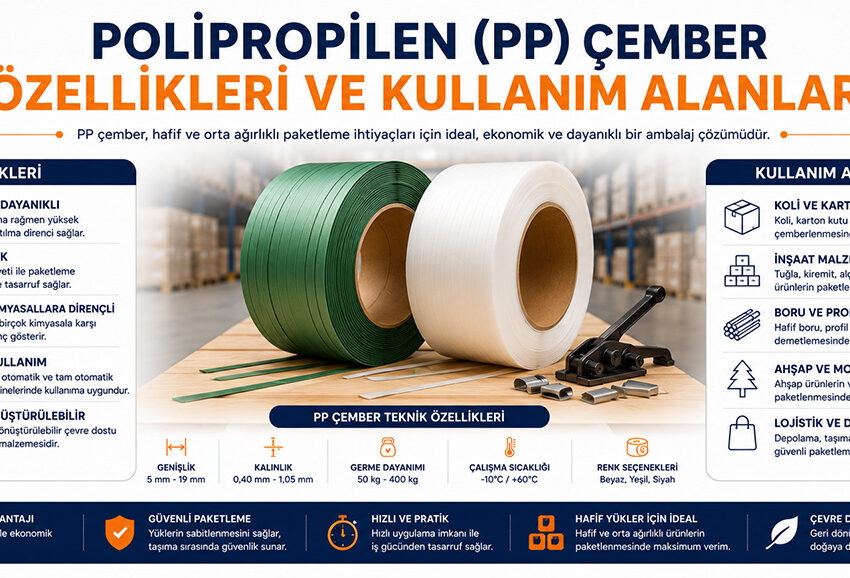 Polipropilen (PP) Plastik Çember: Özellikleri ve Kullanım Alanları 2 Polipropilen (PP) Plastik Çember: Özellikleri ve Kullanım Alanları