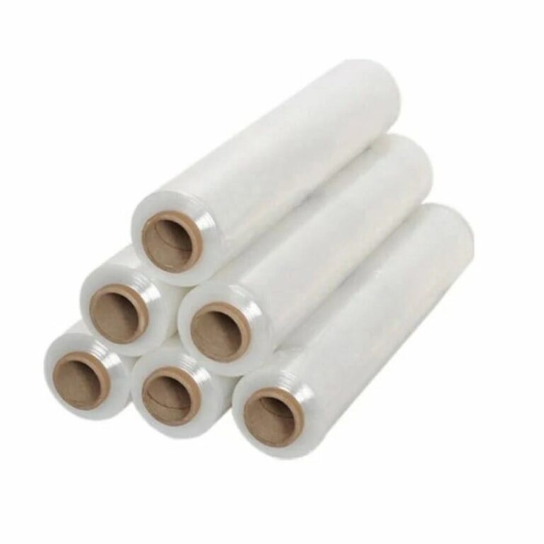 Palet sarma için kullanılan endüstriyel palet streç film.