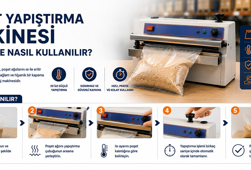 Poşet Yapıştırma Makinesi Nedir ve Nasıl Kullanılır? 3 Poşet Yapıştırma Makinesi Nedir ve Nasıl Kullanılır?